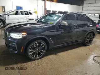 2020 BMW X4 M40i with VIN 5UX2V5C07L9B70294, listed as a Copart auction lot 47483825 with 62,407 mi miles and Salvage Title. Bid and sale history available at carsss.com. Image 1.