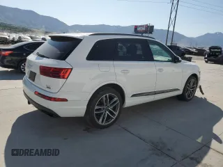 2018 Audi Q7 Prestige with VIN WA1VABF79JD029276, listed as a Copart auction lot 59538445 with 84,705 mi miles and Salvage title. Bid and sale history available at DreamBid. Image 3.