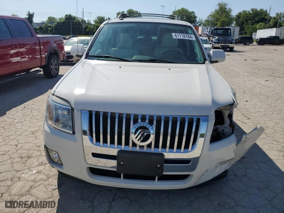 2009 Mercury Mariner Premier with VIN 4M2CU87G19KJ11476, listed as a Copart auction lot 61718784 with 117,526 mi miles and Salvage Title. Bid and sale history available at carsss.com. Image 5.