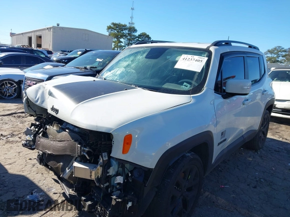 2018 Jeep Renegade Altitude with VIN ZACCJABB7JPJ09675, listed as a IAAI auction lot 41237405 with 64,103 mi miles and . Bid and sale history available at DreamBid. Image 6.