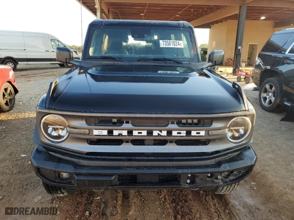 2024 Ford Bronco Big Bend with VIN 1FMDE7AH8RLA71616, listed as a Copart auction lot 73581024 with 3,471 mi miles and Salvage Title. Bid and sale history available at carsss.com. Image 5.