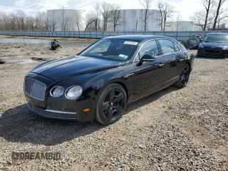 2014 Bentley Flying Spur with VIN SCBEC9ZA7EC095064, listed as a Copart auction lot 52218105 with 24,143 mi miles and Salvage Title. Bid and sale history available at DreamBid. Image 1.