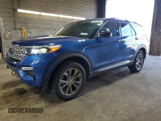 2022 Ford Explorer Limited z VIN 1FMSK8FH2NGA95508, wystawiony jako Copart lot #54879225 z przebiegiem 64 748 mil mil oraz Szkoda całkowita • Salvage title. Historia ofert i sprzedaży dostępna na DreamBid. Obrazek 1.