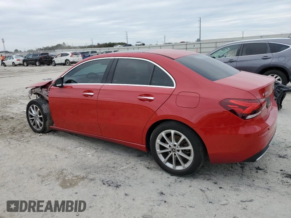 2020 Mercedes-Benz A 220 with VIN WDD3G4EB3LW040316, listed as a Copart auction lot 42382565 with 69,106 mi miles and Non Repairable. Bid and sale history available at DreamBid. Image 2.