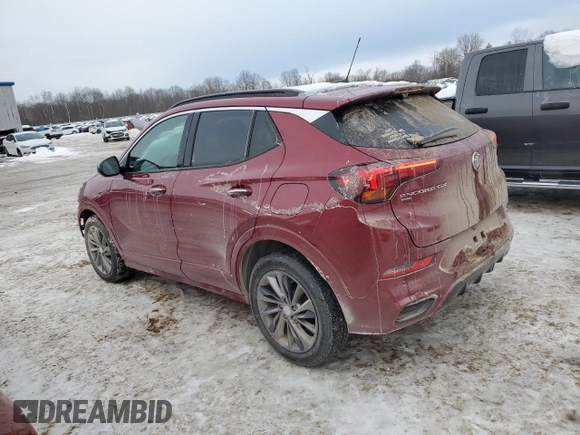 2020 Buick Encore GX Essence with VIN KL4MMGSL6LB099223, listed as a Copart auction lot 41879765 with 53,522 mi miles and Salvage title. Bid and sale history available at DreamBid. Image 2.