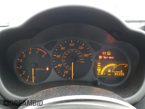 2004 Toyota Celica GT with VIN JTDDR32T540174376, listed as a Copart auction lot 54751115 with 85,335 mi miles and Salvage Title. Bid and sale history available at DreamBid. Image 9.