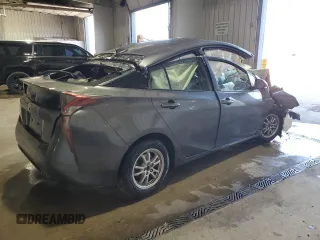 2016 Toyota Prius Two with VIN JTDKBRFU6G3011725, listed as a Copart auction lot 51487685 with Not Provided miles and Salvage Title. Bid and sale history available at DreamBid. Image 3.