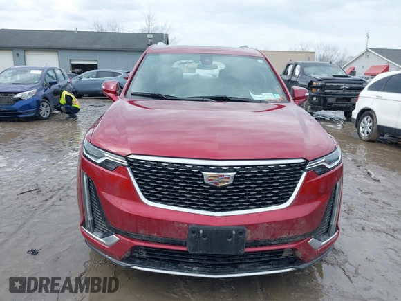 2022 Cadillac XT6 Premium Luxury with VIN 1GYKPDRS6NZ118860, listed as a IAAI auction lot 41459341 with 64,682 mi miles. Bid and sale history available at carsss.com. Image 12.