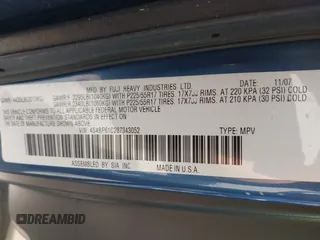 2008 Subaru Outback i with VIN 4S4BP61C287343052, listed as a IAAI auction lot 42583382 with 139,312 mi miles and . Bid and sale history available at DreamBid. Image 9.