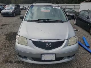2002 Mazda MPV LX with VIN JM3LW28J320305099, listed as a Copart auction lot 83457404 with 135,020 mi miles and Salvage Title. Bid and sale history available at carsss.com. Image 5.