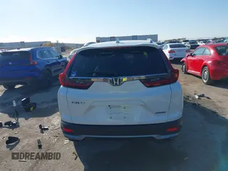 2021 Honda CR-V Touring with VIN 2HKRW1H9XMH402745, listed as a IAAI auction lot 41059541 with 24,282 mi miles. Bid and sale history available at carsss.com. Image 17.