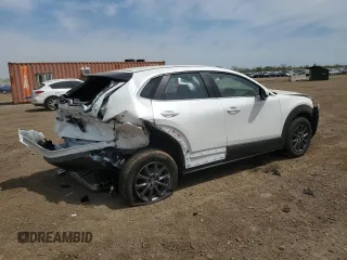 2023 Mazda CX-30 S with VIN 3MVDMBAMXPM586909, listed as a Copart auction lot 55889535 with 21,057 mi miles and Salvage title. Bid and sale history available at DreamBid. Image 3.