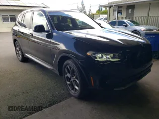 2024 BMW X3 sDrive30i with VIN 5UX43DP01R9V52605, listed as a Copart auction lot 52757335 with 20,403 mi miles and Clean Title. Bid and sale history available at DreamBid. Image 4.