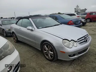 2008 Mercedes-Benz CLK 350 with VIN WDBTK56FX8F242463, listed as a Copart auction lot 74812154 with Not Provided miles and Salvage Title. Bid and sale history available at carsss.com. Image 4.