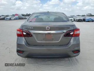 2017 Nissan Sentra SV with VIN 3N1AB7AP6HY203580, listed as a Copart auction lot 53507095 with 35,689 mi miles and Salvage Title. Bid and sale history available at carsss.com. Image 6.