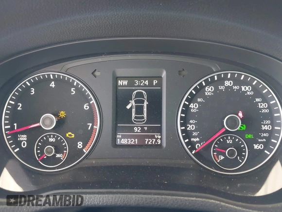 2013 Volkswagen Passat SE с VIN 1VWBP7A34DC108628, выставлен на аукционе IAAI как лот 42086759 с пробегом 148 321 миль миль и . История ставок и продаж доступна на DreamBid. Изображение 7.