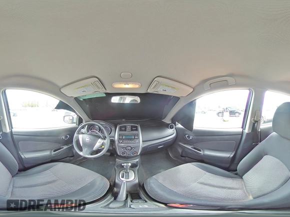 2015 Nissan Versa SV with VIN 3N1CN7APXFL852437, listed as a Copart auction lot 55702425 with 100,021 mi miles and Salvage title. Bid and sale history available at DreamBid. Image 14.