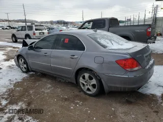 2005 Acura RL with VIN JH4KB16545C011695, listed as a Copart auction lot 44326915 with 0 mi miles and Salvage Title. Bid and sale history available at carsss.com. Image 2.
