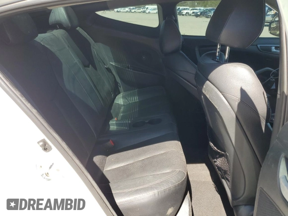 2015 Hyundai Veloster Turbo with VIN KMHTC6AE6FU238983, listed as a Copart auction lot 49506085 with 122,909 mi miles and Salvage title. Bid and sale history available at DreamBid. Image 10.