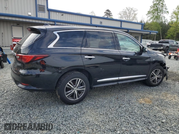 2020 Infiniti QX60 Luxe with VIN 5N1DL0MM8LC521231, listed as a Copart auction lot 52599415 with 101,375 mi miles and Salvage Title. Bid and sale history available at DreamBid. Image 3.