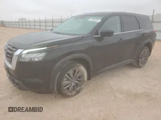 2023 Nissan Pathfinder S z VIN 5N1DR3AC5PC257354, wystawiony jako Copart lot #51806235 z przebiegiem 17 146 mil mil oraz Szkoda całkowita • Salvage title. Historia ofert i sprzedaży dostępna na DreamBid. Obrazek 1.