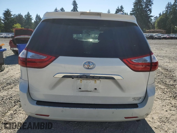 2018 Toyota Sienna XLE with VIN 5TDDZ3DC6JS196196, listed as a Copart auction lot 60103275 with 71,209 mi miles and Salvage title. Bid and sale history available at DreamBid. Image 6.