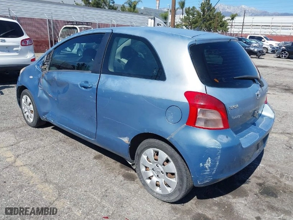 2008 Toyota Yaris with VIN JTDJT923085205341, listed as a IAAI auction lot 41762601 with 218,299 mi miles. Bid and sale history available at carsss.com. Image 3.