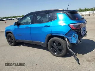 2020 Jeep Compass Latitude with VIN 3C4NJCBB4LT229808, listed as a Copart auction lot 55674375 with 48,892 mi miles and Salvage title. Bid and sale history available at DreamBid. Image 2.