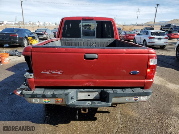 2004 Ford Ranger XL Fleet with VIN 1FTZR45E34PA94395, listed as a Copart auction lot 49488785 with 250,343 mi miles and Salvage Title. Bid and sale history available at carsss.com. Image 6.