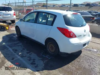 2007 Nissan Versa 1.8 S with VIN 3N1BC13E47L371692, listed as a IAAI auction lot 42050022 with 91,616 mi miles. Bid and sale history available at carsss.com. Image 3.