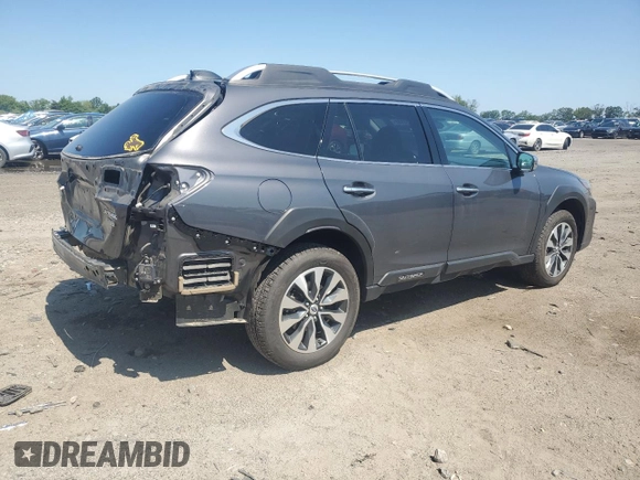 2024 Subaru Outback Touring with VIN 4S4BTAPC6R3221793, listed as a Copart auction lot 61653185 with 15,773 mi miles and Salvage title. Bid and sale history available at DreamBid. Image 3.