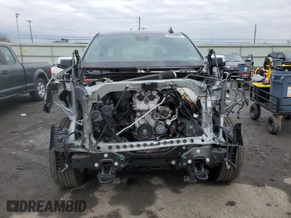 2023 Chevrolet Silverado 1500 LT with VIN 3GCPDKEK1PG262897, listed as a Copart auction lot 87996625 with 11,596 mi miles and Salvage Title. Bid and sale history available at carsss.com. Image 5.