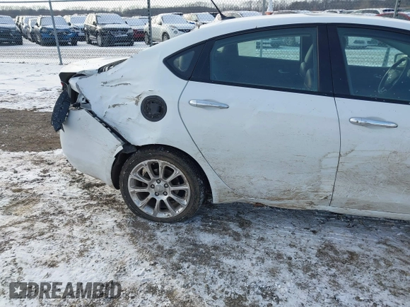 2015 Dodge Dart Limited with VIN 1C3CDFCB9FD205629, listed as a IAAI auction lot 41109811 with 126,746 mi miles. Bid and sale history available at carsss.com. Image 12.