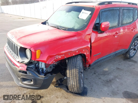 2015 Jeep Renegade Latitude with VIN ZACCJABT6FPB23098, listed as a IAAI auction lot 41538866 with 111,107 mi miles. Bid and sale history available at carsss.com. Image 6.