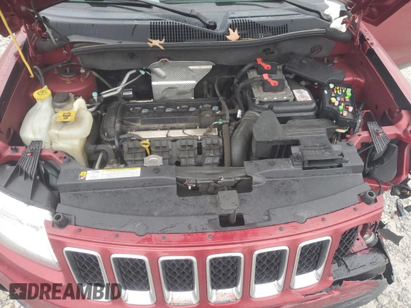 2012 Jeep Compass Latitude with VIN 1C4NJCEAXCD651896, listed as a Copart auction lot 86442794 with 92,181 mi miles and Salvage Title. Bid and sale history available at DreamBid. Image 12.