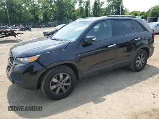 2013 Kia Sorento LX with VIN 5XYKT4A22DG368090, listed as a Copart auction lot 60965675 with 193,392 mi miles and Salvage title. Bid and sale history available at DreamBid. Image 1.