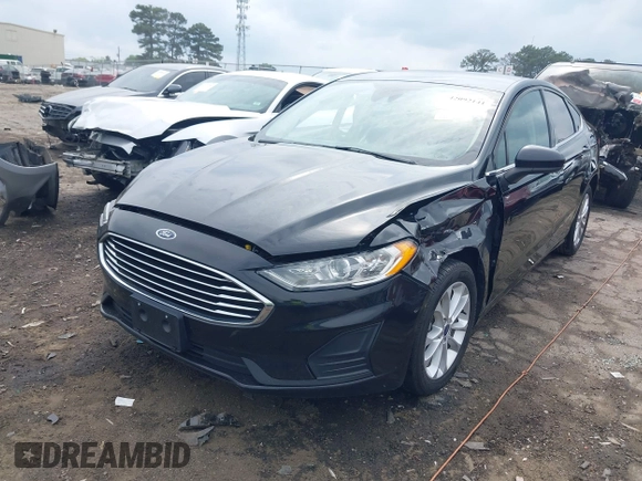 2020 Ford Fusion SE with VIN 3FA6P0LU9LR234832, listed as a IAAI auction lot 42092141 with 54,866 mi miles and . Bid and sale history available at carsss.com. Image 17.