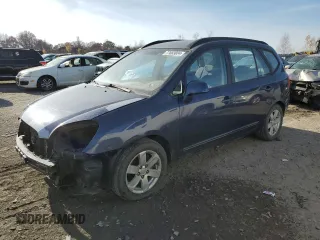 2008 Kia Rondo LX with VIN KNAFG526087154132, listed as a Copart auction lot 77683004 with 117,550 mi miles and Salvage Title. Bid and sale history available at carsss.com. Image 1.