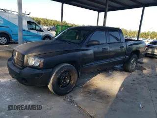 2006 Dodge Dakota SLT with VIN 1D7HE48K96S687404, listed as a Copart auction lot 75668624 with 223,085 mi miles and Clean Title. Bid and sale history available at carsss.com. Image 1.