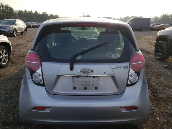 2015 Chevrolet Spark EV LT with VIN KL8CL6S08FC704595, listed as a Copart auction lot 85543864 with 37,330 mi miles and Salvage Title. Bid and sale history available at carsss.com. Image 6.