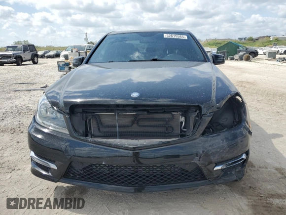 2014 Mercedes-Benz C-Class C 250 Sport with VIN WDDGF4HBXEA962789, listed as a Copart auction lot 52615585 with 12,177 mi miles and Salvage Title. Bid and sale history available at carsss.com. Image 5.