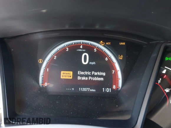 2020 Honda Civic Si with VIN 2HGFC1E59LH707904, listed as a IAAI auction lot 41621372 with 112,077 mi miles and . Bid and sale history available at DreamBid. Image 16.
