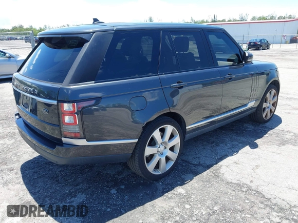 2016 Land Rover Range Rover Supercharged z VIN SALGS2EF9GA281861, wystawiony jako IAAI lot #42256971 z przebiegiem 55 955 mil mil oraz . Historia ofert i sprzedaży dostępna na DreamBid. Obrazek 4.