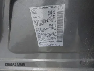 2015 Nissan Pathfinder S z VIN 5N1AR2MN8FC719737, wystawiony jako IAAI lot #42467205 z przebiegiem 195 894 mil mil oraz . Historia ofert i sprzedaży dostępna na DreamBid. Obrazek 9.