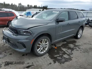 2022 Dodge Durango GT Plus with VIN 1C4RDJDGXNC183759, listed as a Copart auction lot 47637935 with 39,847 mi miles and Salvage title. Bid and sale history available at DreamBid. Image 1.