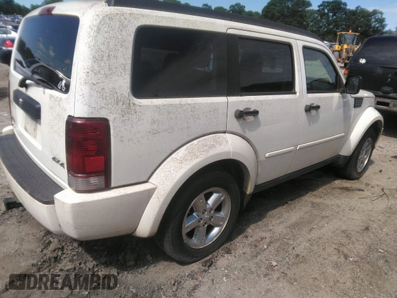 2008 Dodge Nitro SXT with VIN 1D8GU28K38W270306, listed as a IAAI auction lot 42187994 with 123,720 mi miles and . Bid and sale history available at DreamBid. Image 4.