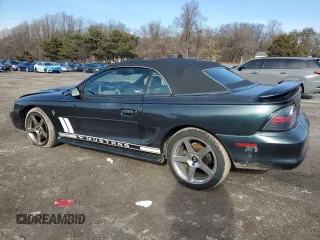 1998 Ford Mustang with VIN 1FAFP4442WF231861, listed as a Copart auction lot 43805205 with 193,569 mi miles and Salvage Title. Bid and sale history available at carsss.com. Image 2.