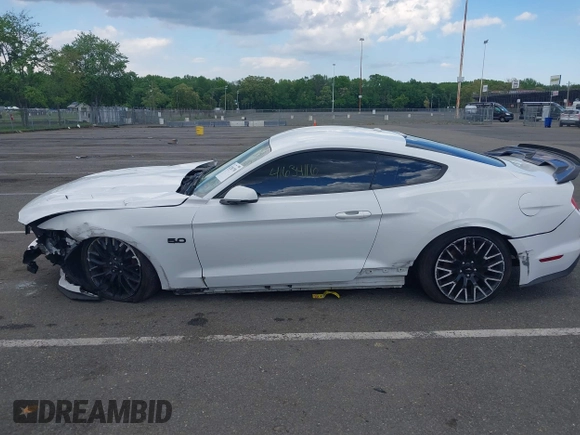 2015 Ford Mustang GT with VIN 1FA6P8CF6F5429939, listed as a IAAI auction lot 42201798 with 43,574 mi miles and . Bid and sale history available at DreamBid. Image 14.