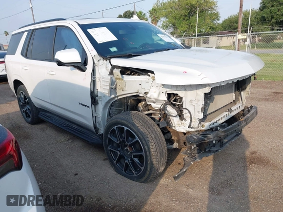 2022 Chevrolet Tahoe RST with VIN 1GNSCRKDXNR127062, listed as a IAAI auction lot 42377837 with 25,785 mi miles and . Bid and sale history available at DreamBid. Image 1.