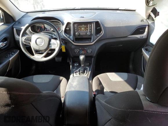 2018 Jeep Cherokee Latitude Tech Connect with VIN 1C4PJMCX7JD500971, listed as a Copart auction lot 57604465 with 133,293 mi miles and Salvage title. Bid and sale history available at DreamBid. Image 8.